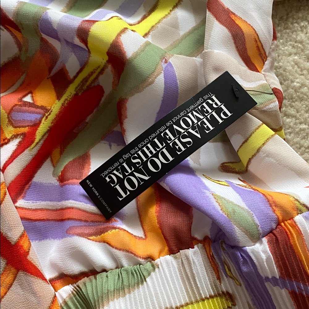 New York & Co. XL. NWT colorful dress - Picture 11 of 11